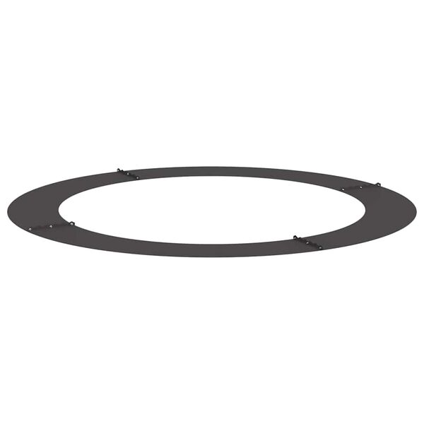 vidaXL suitable for Flat Tree Ring Black &Oslash;90 / 120 cm Steel