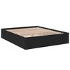 vidaXL Bed Frame without Mattress Black 160x200 cm