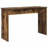 vidaXL Keyboard Stand Smoked Oak 100 x 32 x 64 cm Engineered Wood