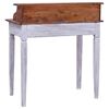 vidaXL Writing Desk with Drawers 90x50x101 cm Solid Mahogany Wood