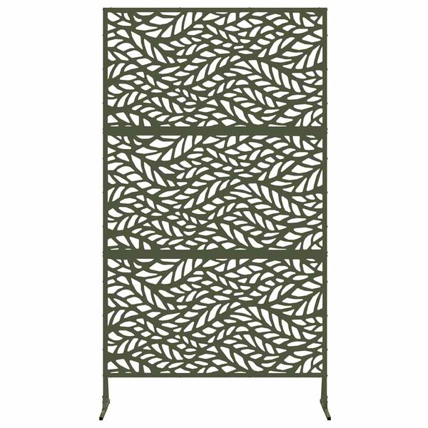 vidaXL Privacy Screen Olive 100 x 50 x 180 cm Steel
