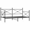vidaXL Day Bed without Mattress Black 100x190 cm Steel