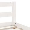 vidaXL Kids Bed Frame with Drawers White 90x190 cm Solid Wood Pine