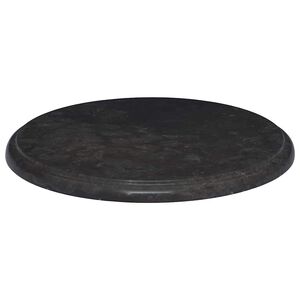 vidaXL Table Top Black &Oslash;40x2.5 cm Marble