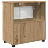 vidaXL Bathroom Cabinet with Storage Artisan Oak 61 x 35 x 64 cm