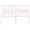 vidaXL Headboard White 146x4x100 cm Solid Wood Pine