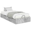 vidaXL Ottoman Bed Frame with Storage Concrete Grey 193 x 90 x 25 cm