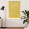 vidaXL Roller Blind with Curtains Manual Yellow 110 x 160 cm Bamboo