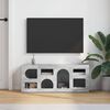 vidaXL TV Cabinet Concrete Grey 100 x 35 x 40 cm Engineered Wood