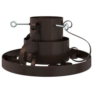 vidaXL Christmas Tree Stand Antique copper 40 x 40 x 20.5 cm Steel