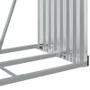 vidaXL Log Holder Wood Look 80x45x120 cm Galvanised Steel