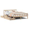 vidaXL Bed Frame without Mattress 160x200 cm Solid Wood Pine