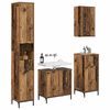 vidaXL Bathroom Furniture Set Old Wood Engineered wood, Metal
