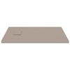 vidaXL Shower Base Tray SMC Brown 90x70 cm