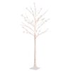 vidaXL LED White Birch Tree Warm White 72 LEDs 150 cm