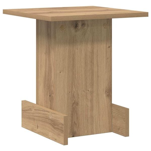 vidaXL End Table Artisan Oak 35.5 x 35 x 40 cm Engineered Wood