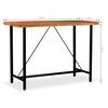 vidaXL Bar Table Solid Acacia Wood 150x70x107 cm