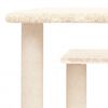 vidaXL Cat Scratching Posts with Platforms Cream 50 cm