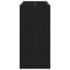 vidaXL Umbrella Stand Black Oak 65 x 24 x 50 cm Engineered Wood