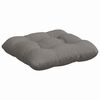 vidaXL Seat Cushions 4 pcs Taupe 40 x 40 x 12 cm Fabric