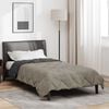 vidaXL Summer Duvet Light Grey and Anthracite 220 x 140 cm Microfiber