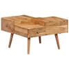 vidaXL Coffee Table 70x60x42 cm Solid Acacia Wood