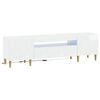 vidaXL LED TV Cabinet DELFT 153 x 35 x 43 cm High Gloss White
