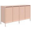 vidaXL Sideboard Pink 135x39x73.5 cm Cold-rolled Steel
