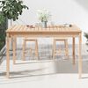 vidaXL Garden Table 121x82.5x76 cm Solid Wood Pine