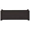 vidaXL Garden Raised Bed PP Anthracite 100x43x35 cm