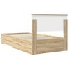 vidaXL Bed Frame with Drawer Sonoma Oak 100 x 200 cm Engineered Wood