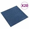vidaXL Carpet 20 pcs Dark Blue 50 x 50 cm 100% Polypropylene