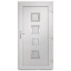 vidaXL Front Door White 88x200 cm PVC