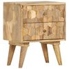 vidaXL Bedside Cabinet 40x30x50 cm Solid Mango Wood