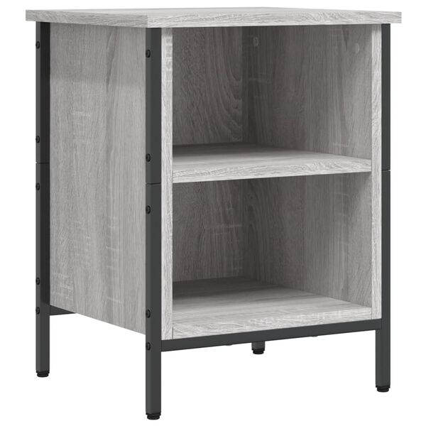 vidaXL Shoe Cabinet Grey Sonoma 38x35x50 cm Engineered Wood