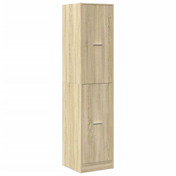 vidaXL Apothecary Cabinet&nbsp;Sonoma Oak 40x41x174.5 cm Engineered Wood