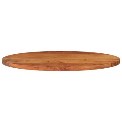 vidaXL Table Top 120x50x3.8 cm Oval Solid Wood Acacia