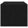 vidaXL TV Cabinets 2 pcs Black Oak 60x31x25.5 cm Engineered Wood