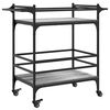 vidaXL Kitchen Trolley Grey Sonoma 82x40x78.5 cm Engineered Wood