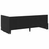vidaXL Corner Bed Frame with Headboard Black 90 cm x 200 cm Velvet