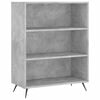 vidaXL Bookcase Concrete Grey 69,5x32,5x90 cm Engineered Wood