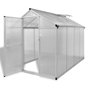 vidaXL Reinforced Aluminium Greenhouse with Base Frame 4.6 m&sup2;