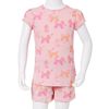 Kids' Pyjamas with Short Sleeves Light Pink 128