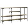 vidaXL Console Table Sonoma Oak 160x29x80 cm Engineered Wood