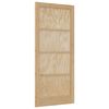 vidaXL Interior Door Natural 93 x 211 cm Plywood