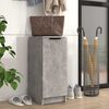 vidaXL Shoe Cabinet Concrete Grey 30x35x70 cm Engineered Wood
