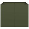 vidaXL Planter Olive Green 100x100x80 cm Steel