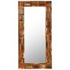 vidaXL Wall Mirror Solid Reclaimed Wood 60x120 cm