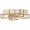 vidaXL Outdoor Sofa Set 5 Piece White