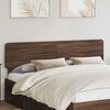 vidaXL Headboard Brown Oak 200 cm Engineered wood